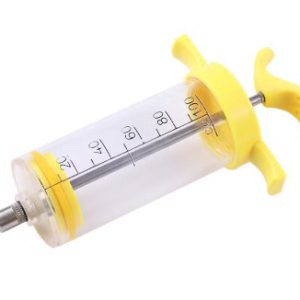 Seringue en acier plastique type H 100 ml